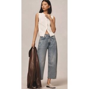 Rag & Bone Charlie High Rise Barrel Jeans Arlo Size 28 NWT $268